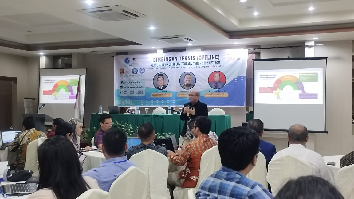 APTIKOM Sumut Selenggarakan Bimtek Penyusunan Kurikulum Berbasis OBE/KKNI/SKKNI Terbaru